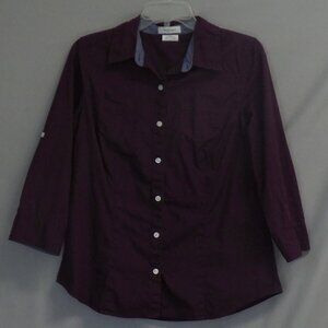 Van Heusen Purple Women's Shirt